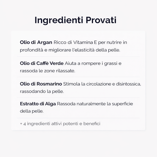 Olio Corpo Tonificante & Rassodante™